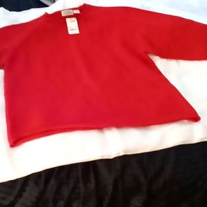 Sweater, Ladies, Red & Dk. Blue , XL